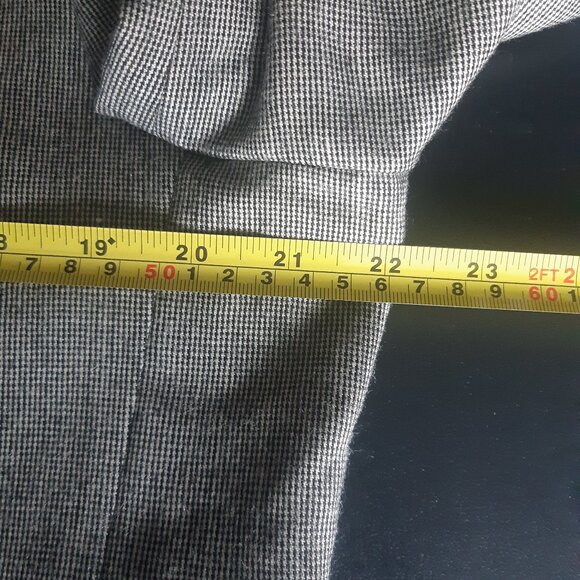 Jimmy's Gentiluomo Black & White Houndstooth Double Breasted Men's Jacket - Picture 11 of 15